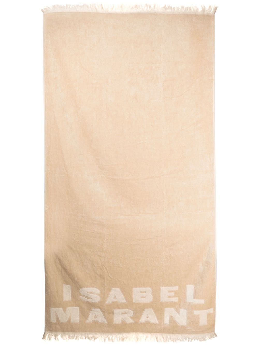 logo-print bath towel - 3