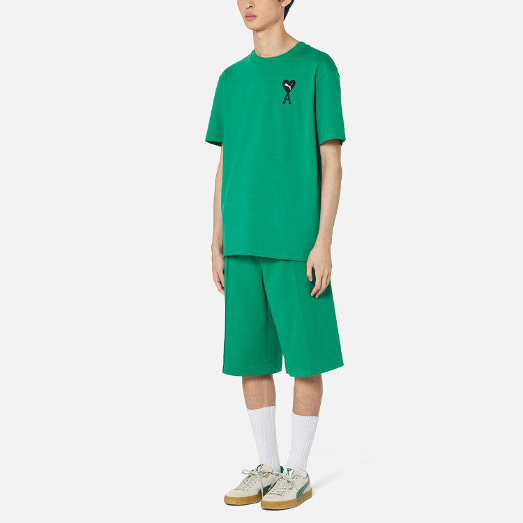 PUMA x AMI Graphic T-Shirt 'Green' 534070-96 - 4