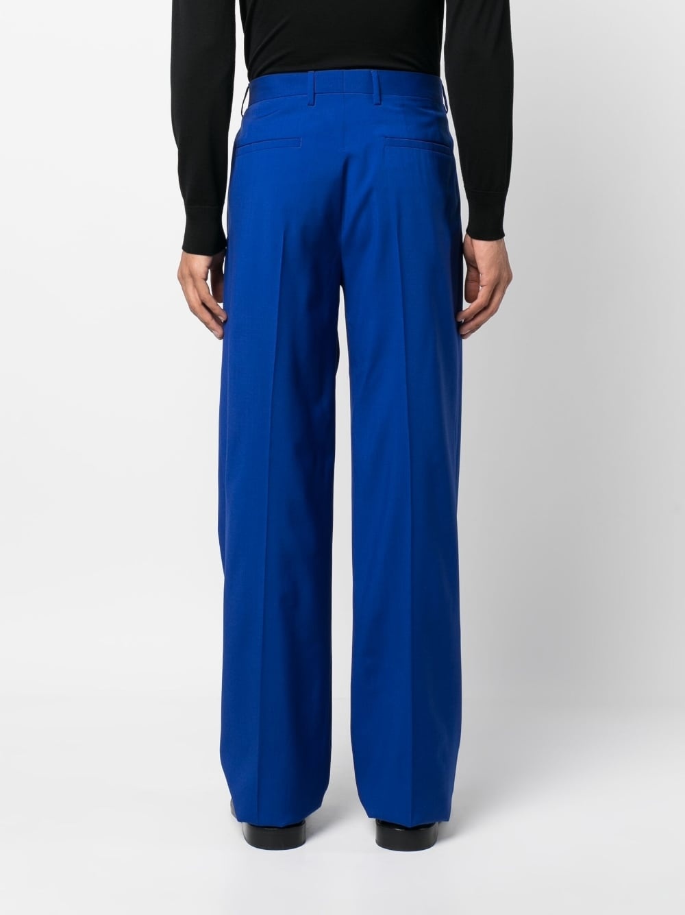 wide-leg tailored trousers - 4