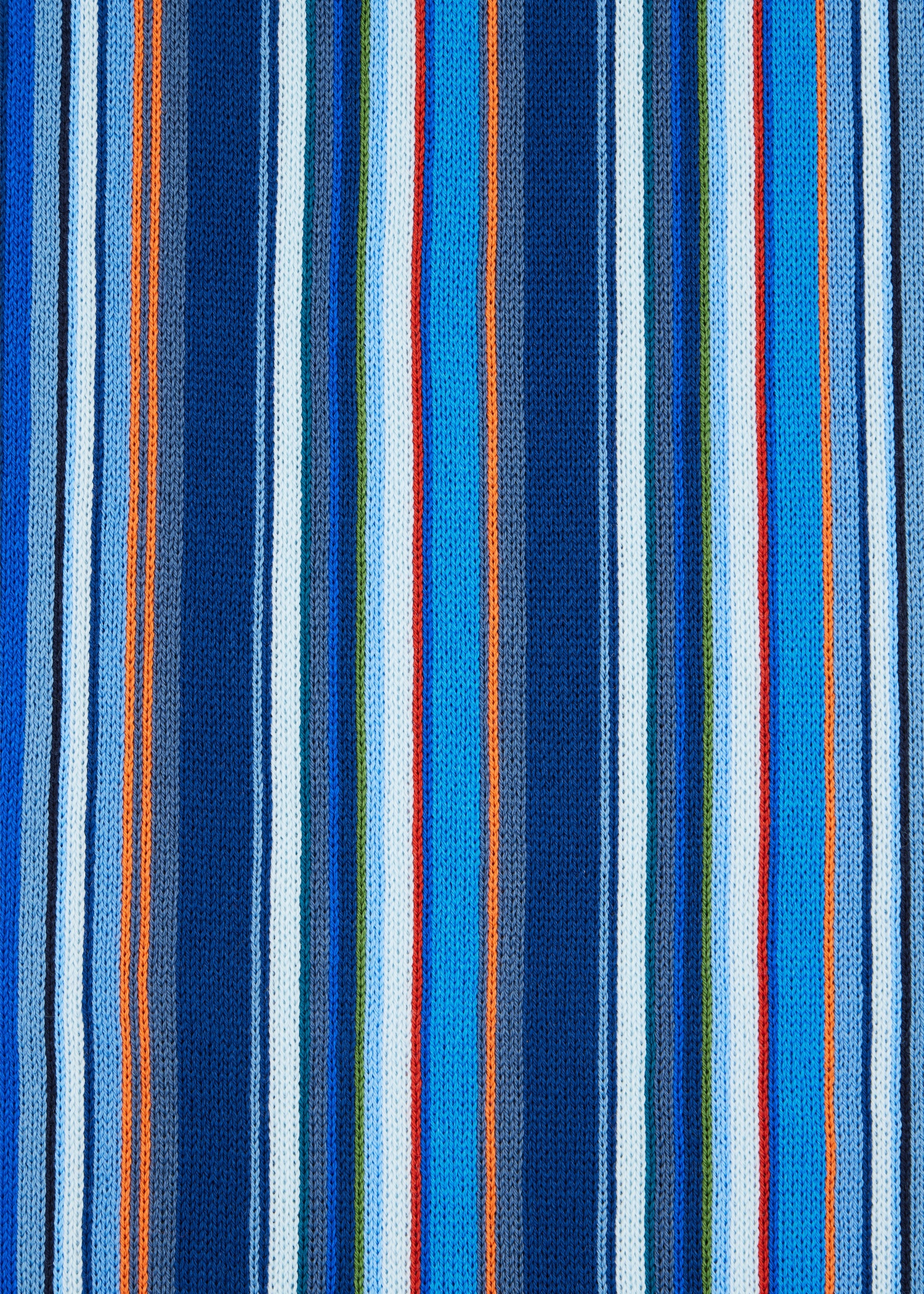 Blue Multicolour Stripe Scarf 3