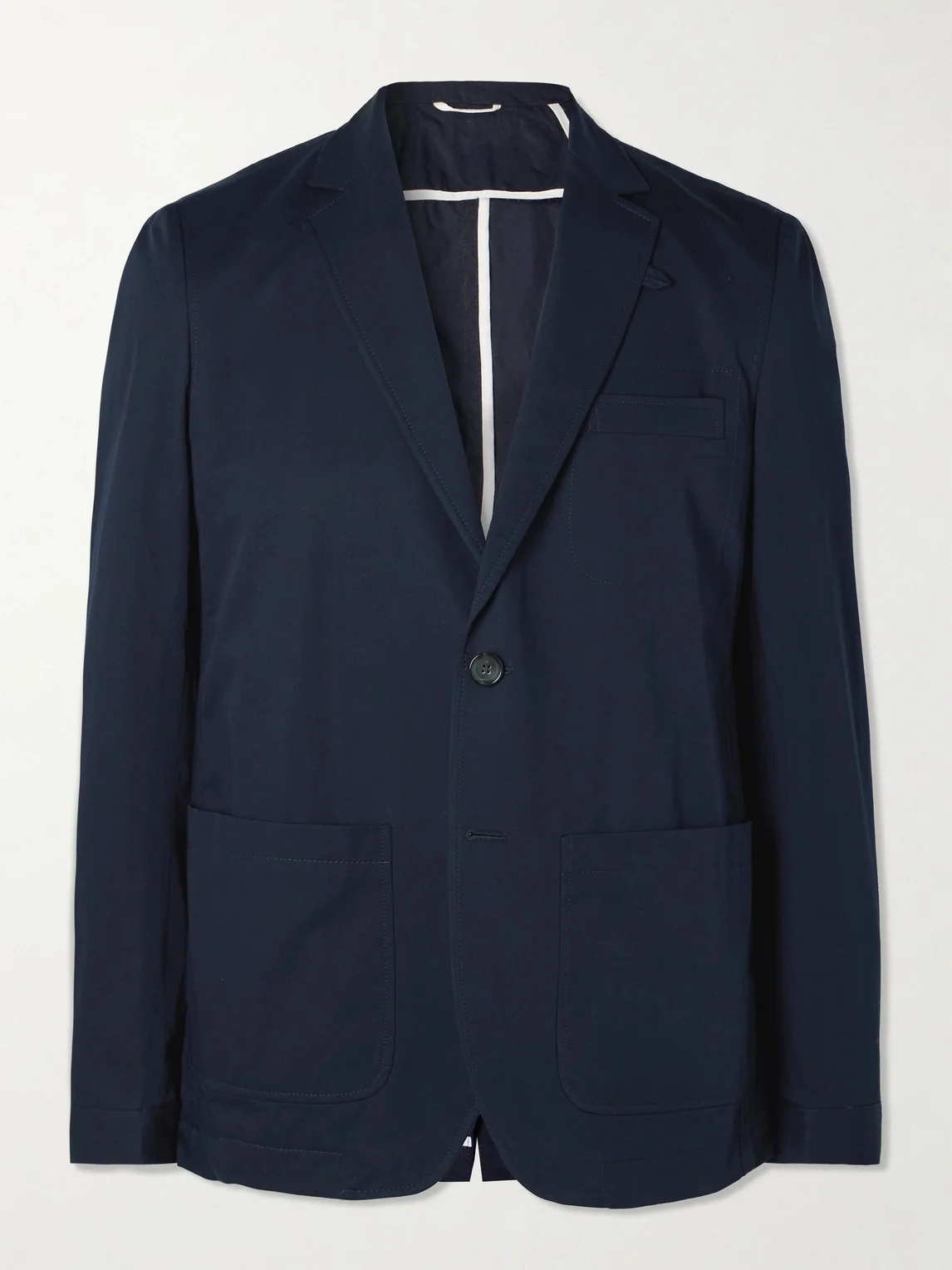 Theobald Slim-Fit Unstructured Cotton Suit Jacket - 1