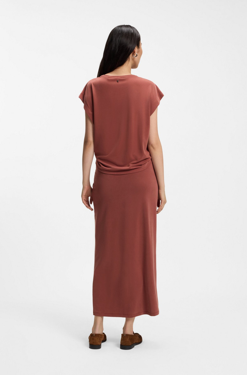 JERSEY T-SHIRT WITH SIDE TWIST DETAIL 4