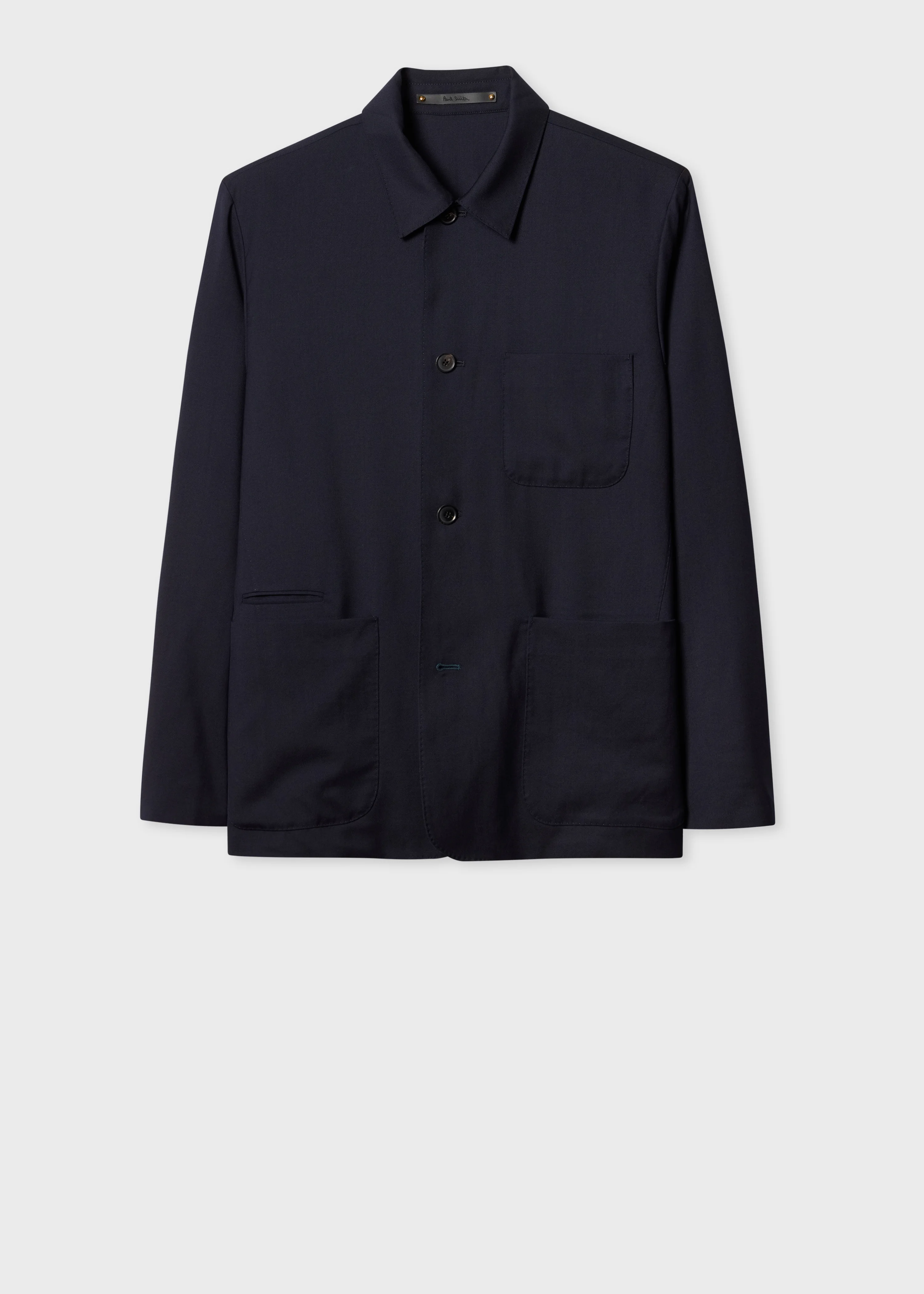 Navy Wool 'A Suit To Travel In' Work Jacket - 1