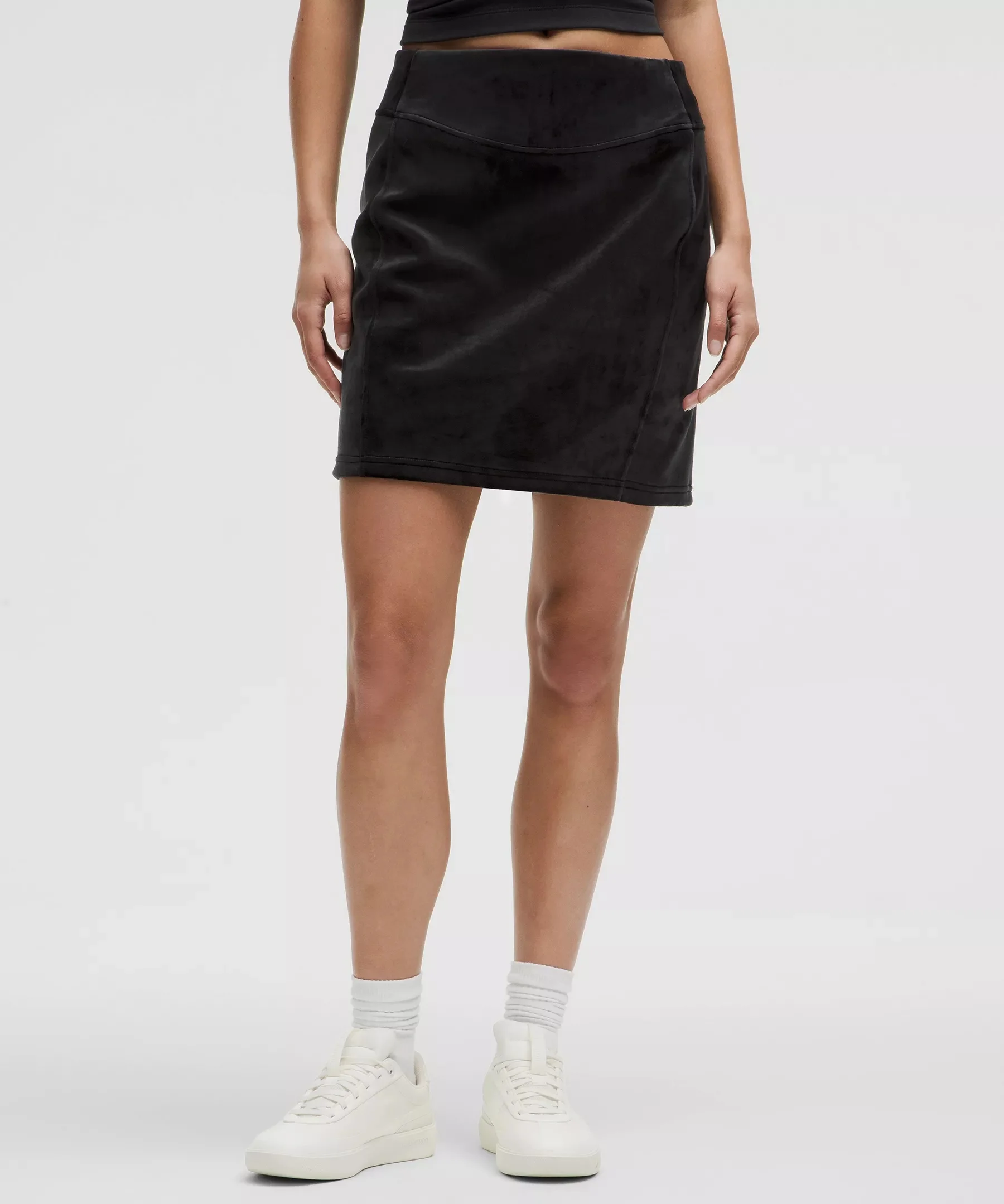 Scuba High-Rise Mini Skirt *Velvet - 1