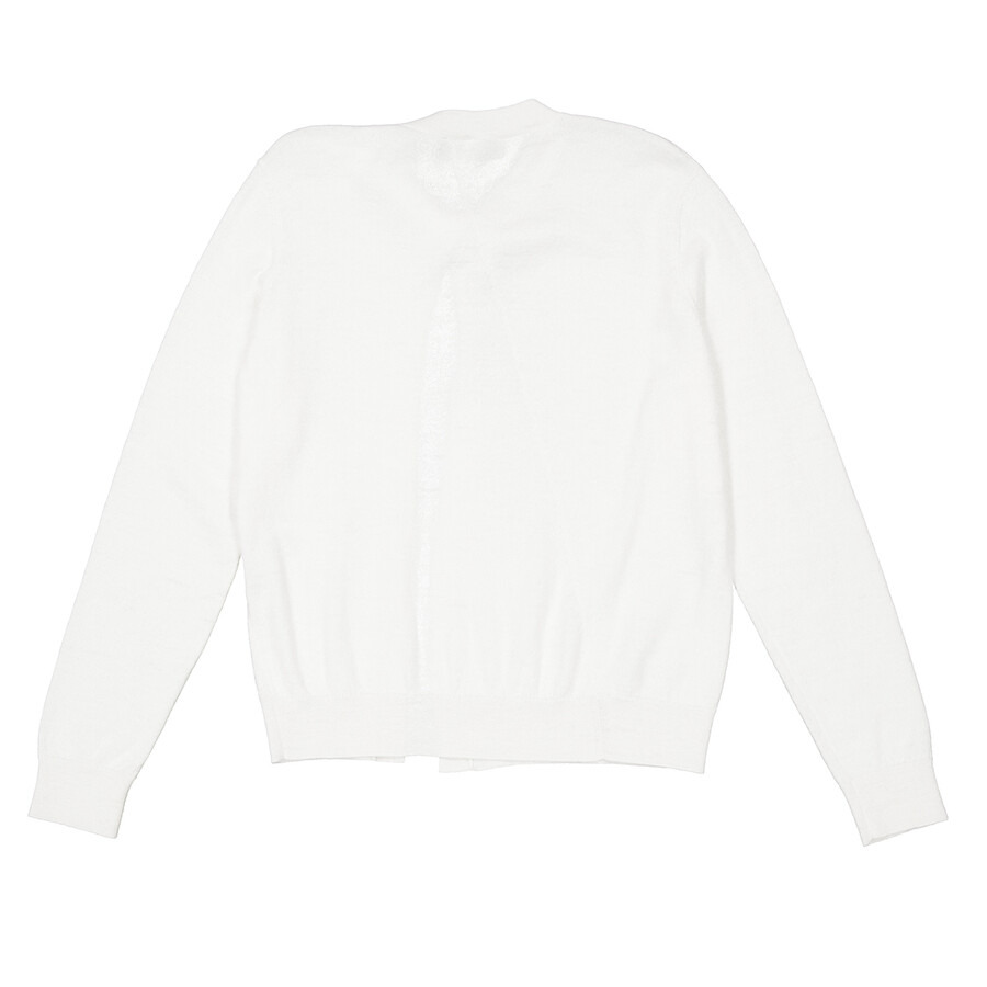 Fendi Asymmetrical Cut Wool Cardigan - 7