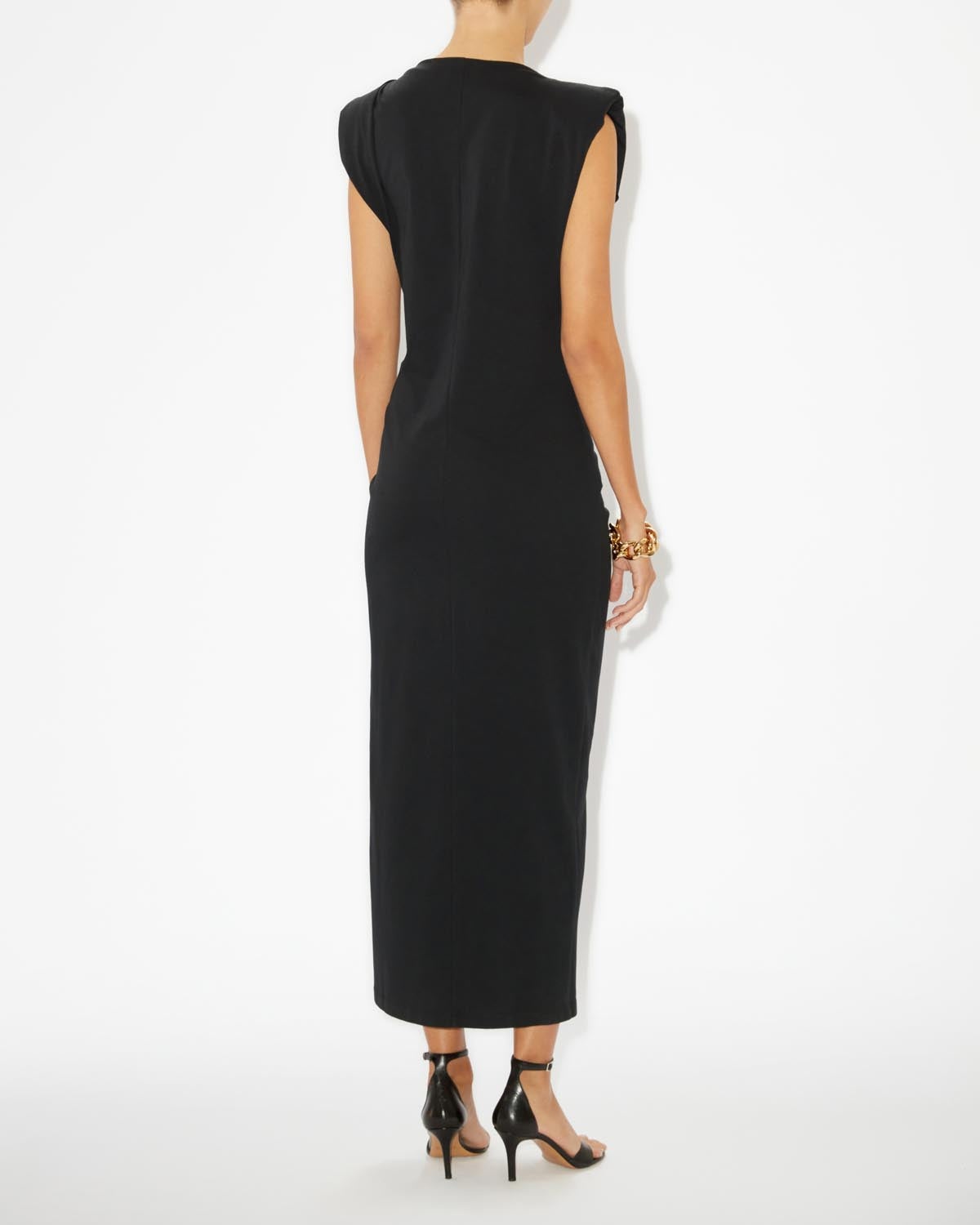 ワンピースその他 ISABEL MARANT Black Nadela dress in cotton Nadela Dress Woman black | ISABEL MARANT Official online store