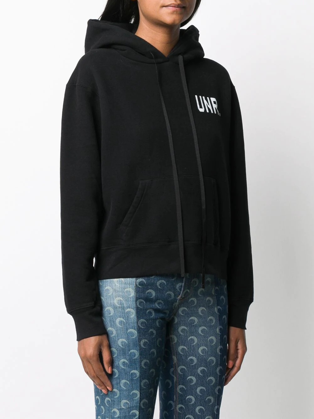 logo print hoodie - 3