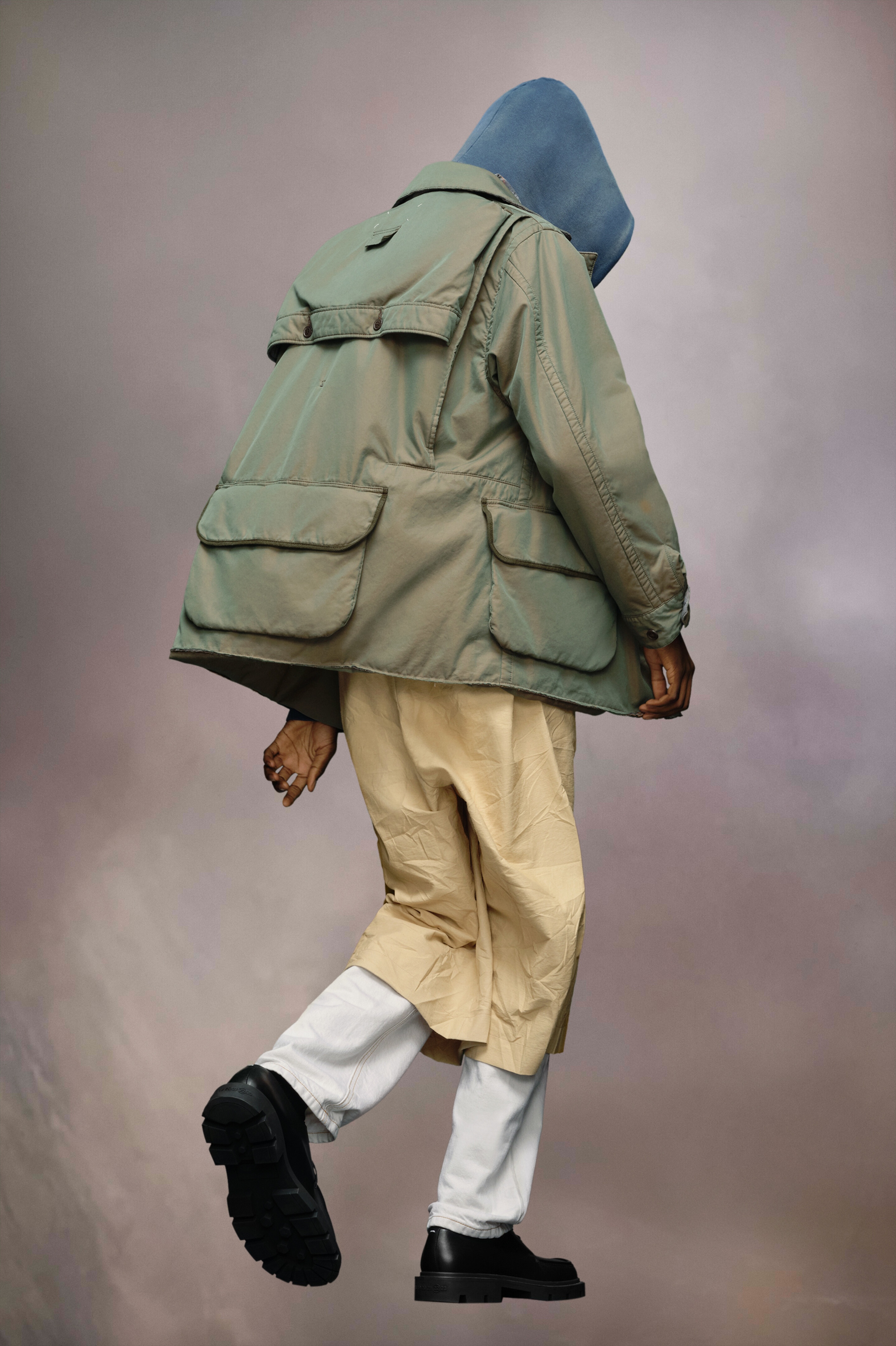 Distressed tonic cotton jacket - 4
