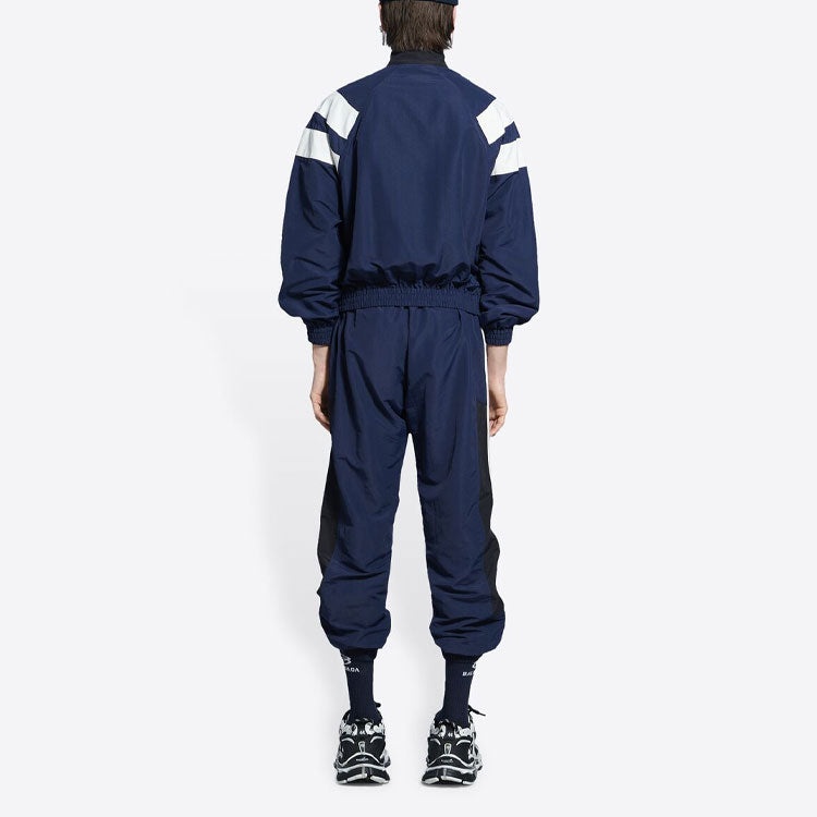 Balenciaga Sporty B Tracksuit Pants 'Indigo Black White' 681254TKO484063 - 4