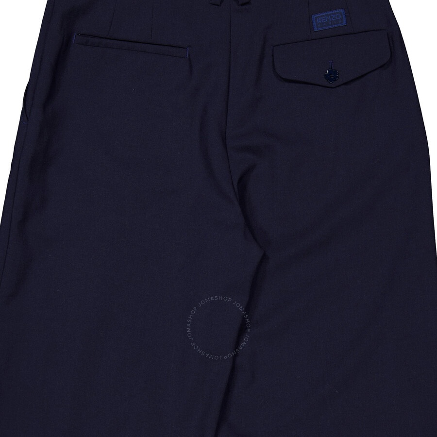 Kenzo Tailored Pleat Wool Pants - 7