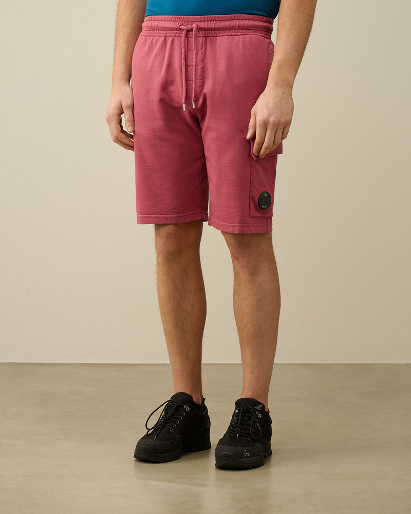 C.P. Company Light Fleece Utility Shorts outlook
