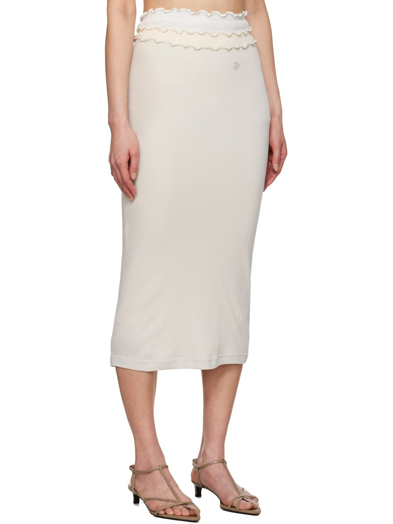 Multicolor Three Layers Midi Skirt 2
