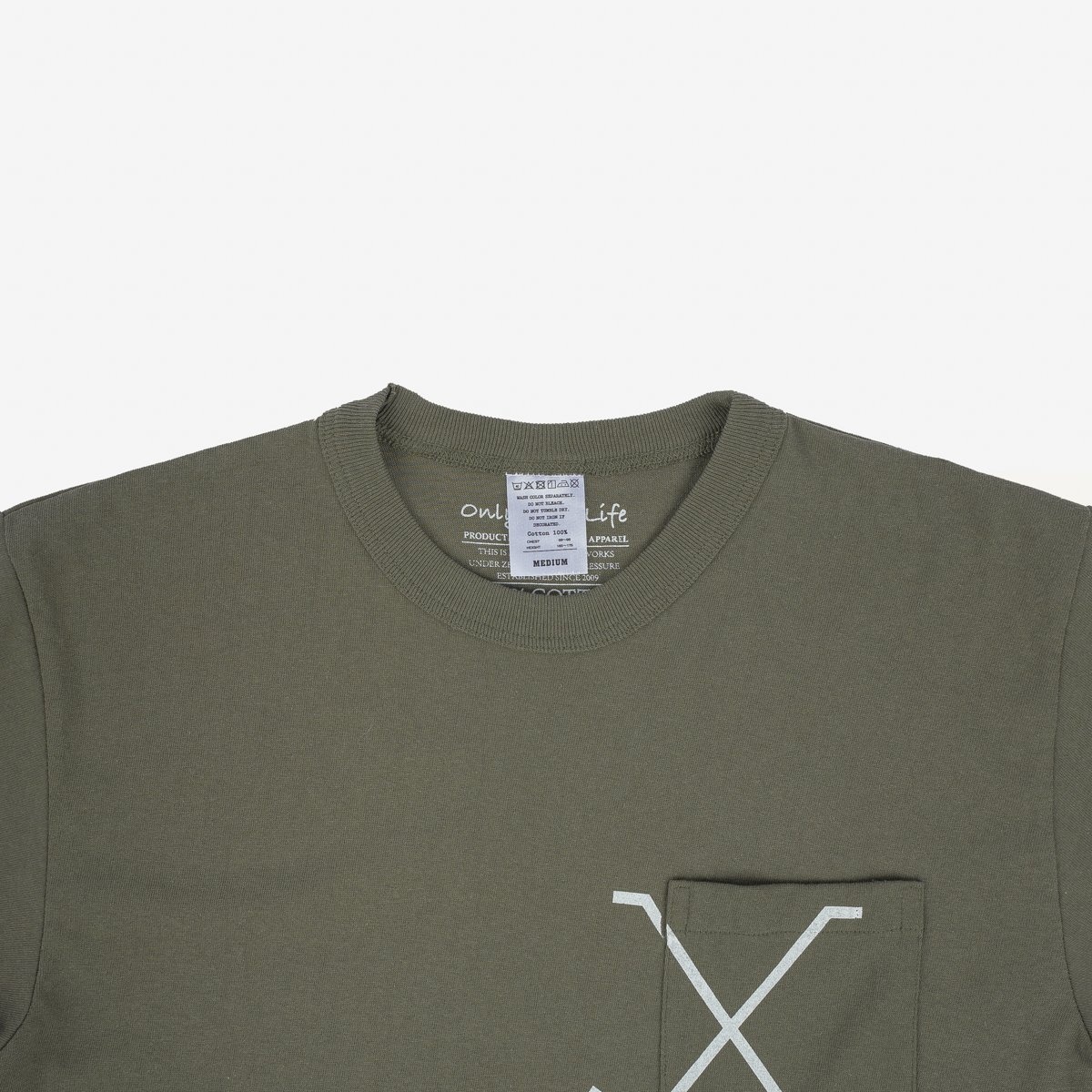 OGL-TEE-WX2-OLV OGL 6.2oz Pocket Tee - Olive - 6