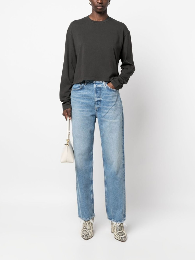 AGOLDE long-sleeve crop top outlook