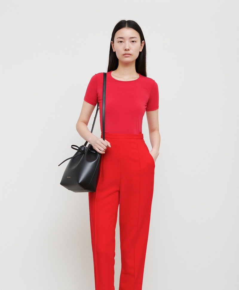 Mansur Gavriel VEGAN APPLE LEATHER BUCKET BAG outlook