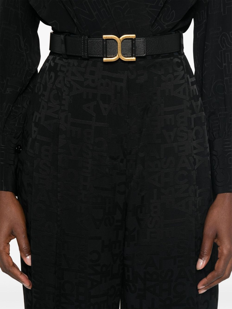 logo-jacquard trousers 5