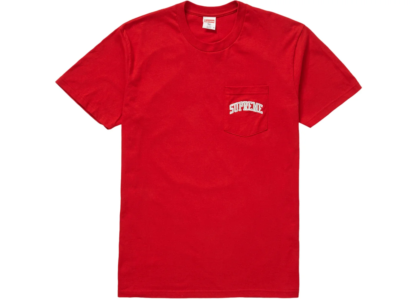 Supreme NFL x Raiders x '47 Pocket Tee Red - 1