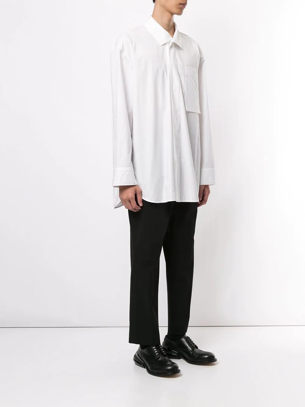 oversized cotton shirt - 3