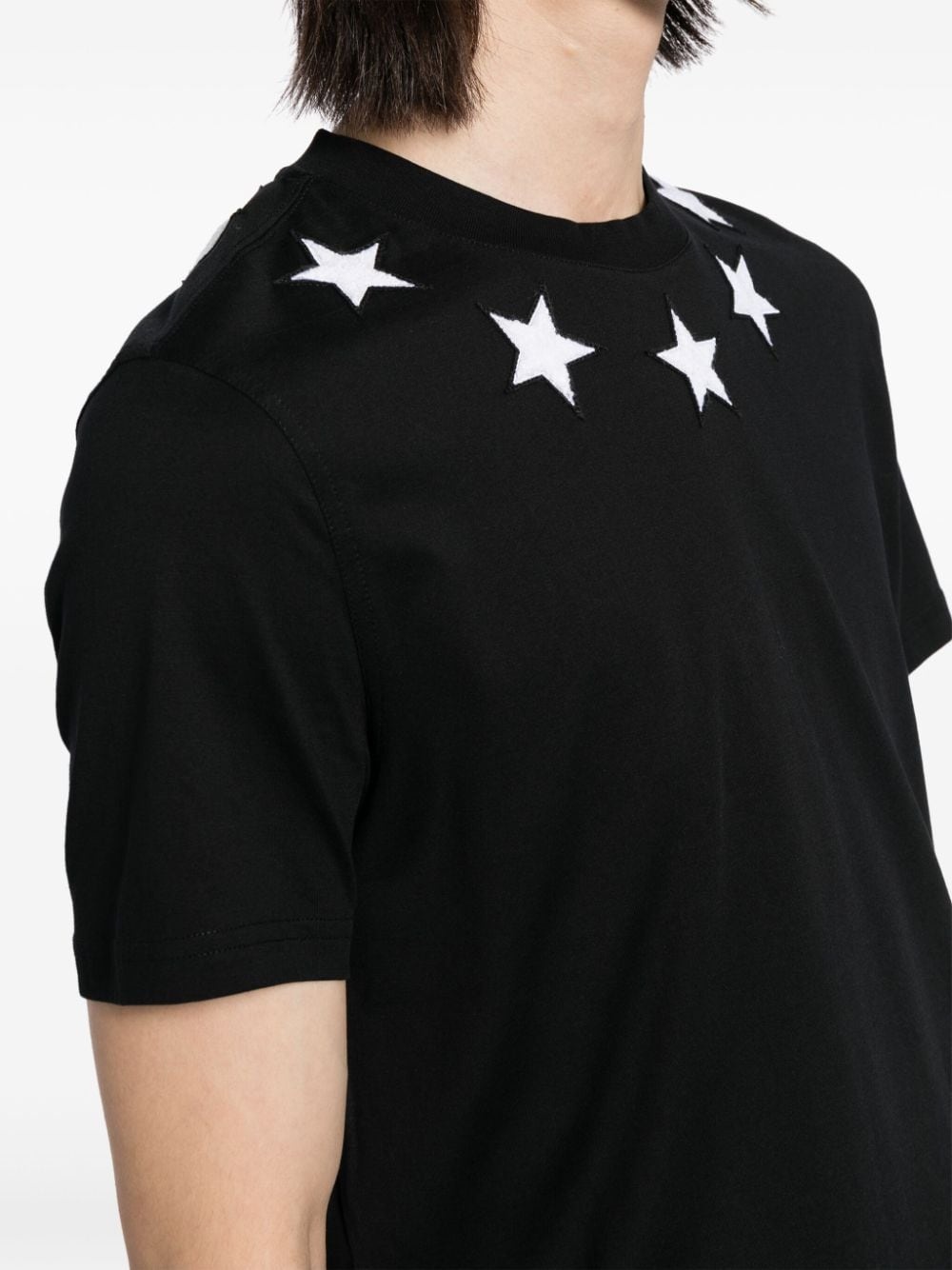 star neckline T-shirt - 5