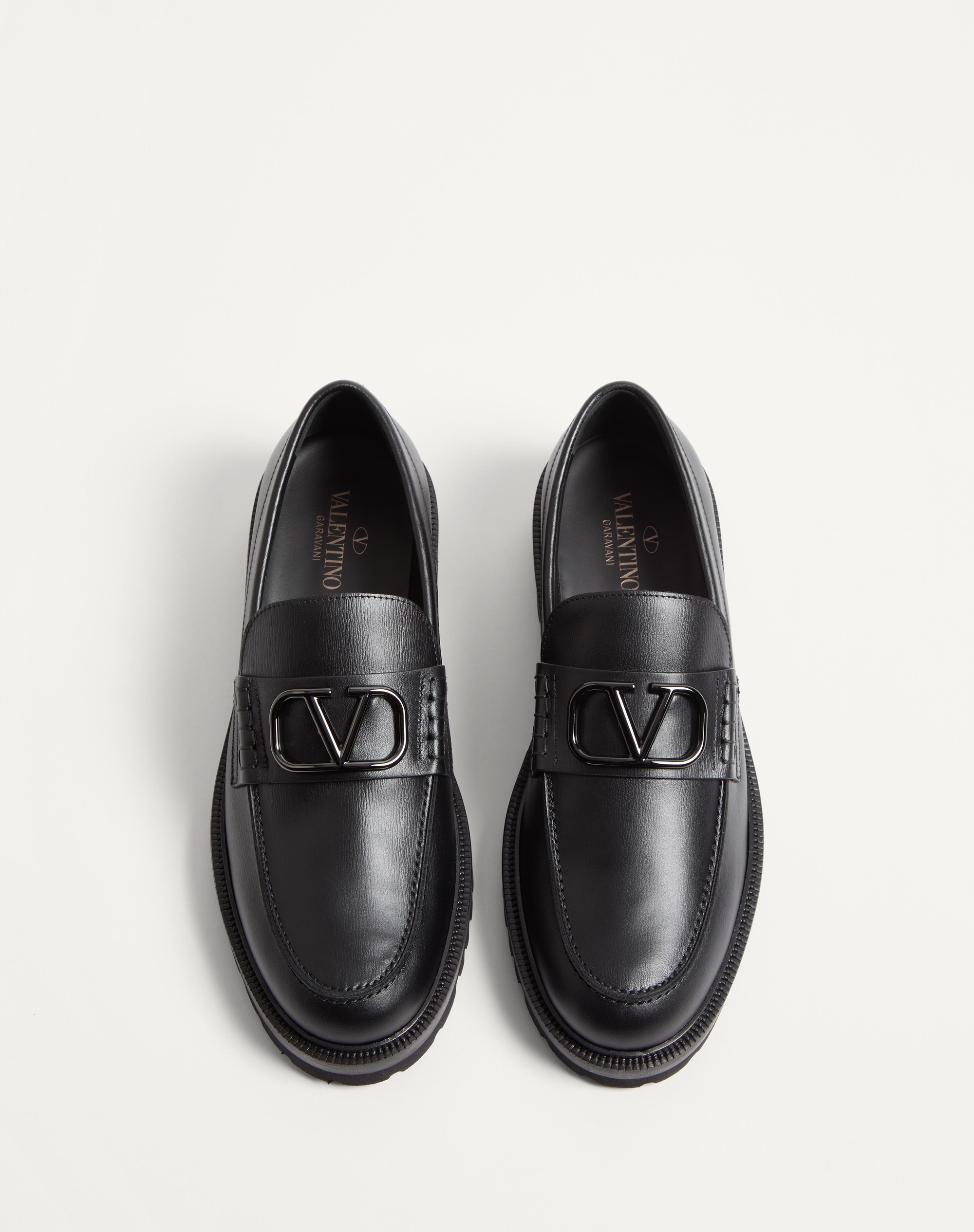 VLOGO SIGNATURE CALFSKIN LOAFER - 4