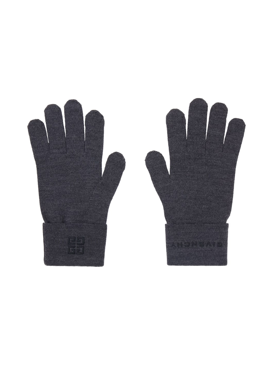 Gray Logo Gloves - 1