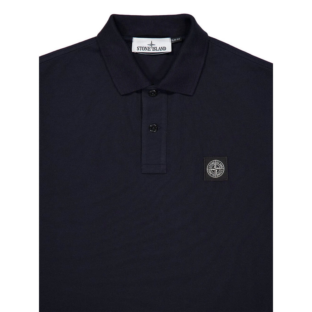 Stone Island Blue Polo Shirts Men - 3