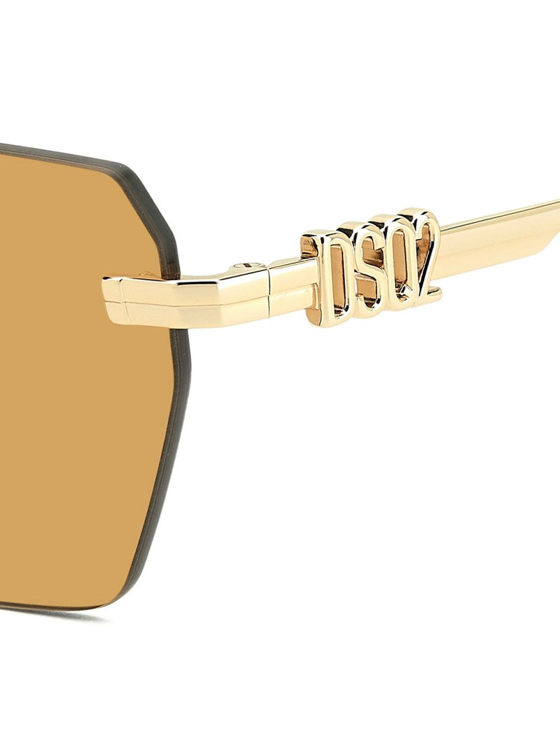 logo-detail geometric sunglasses 4