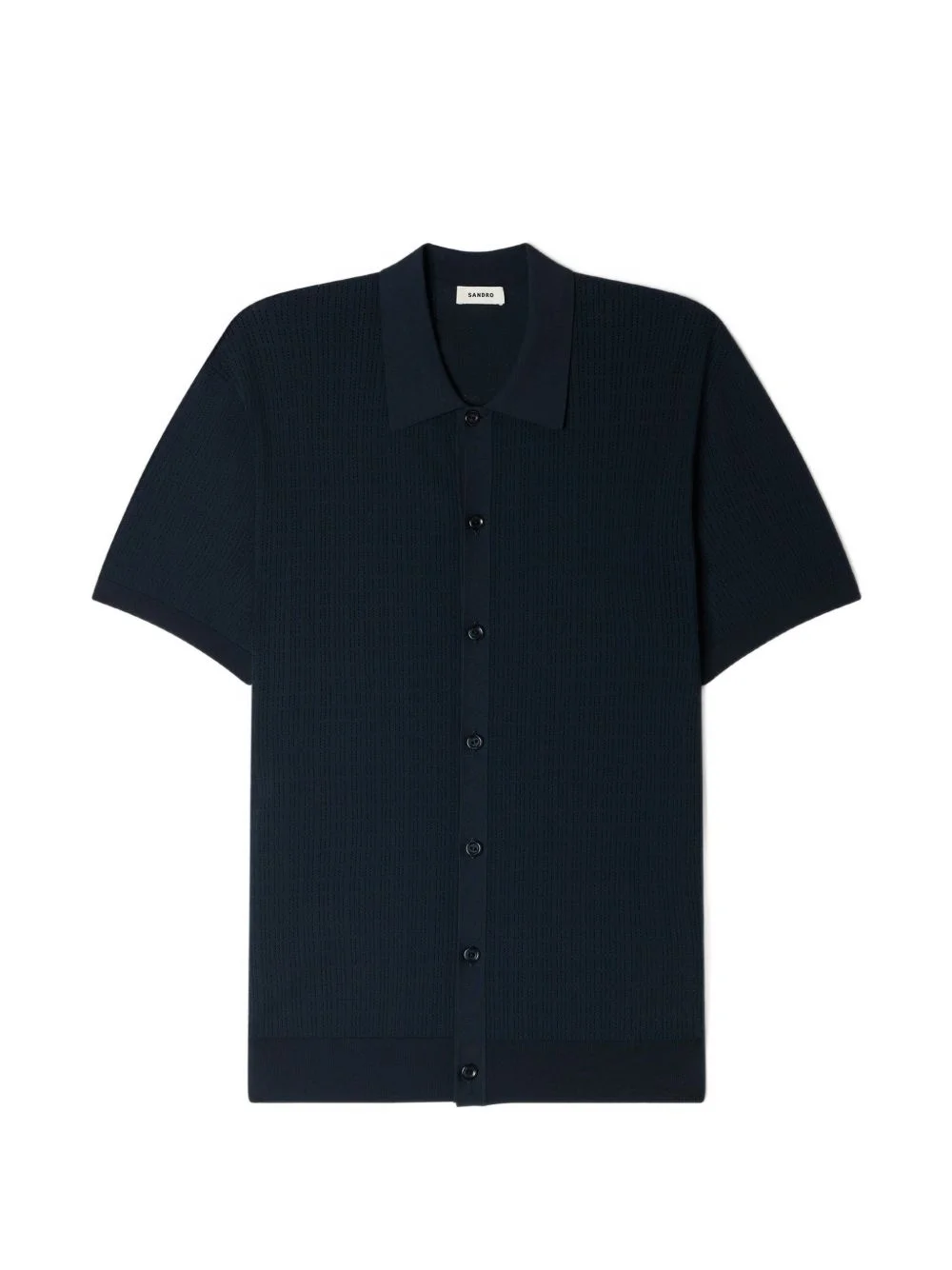 buttoned short-sleeve shirt - 1