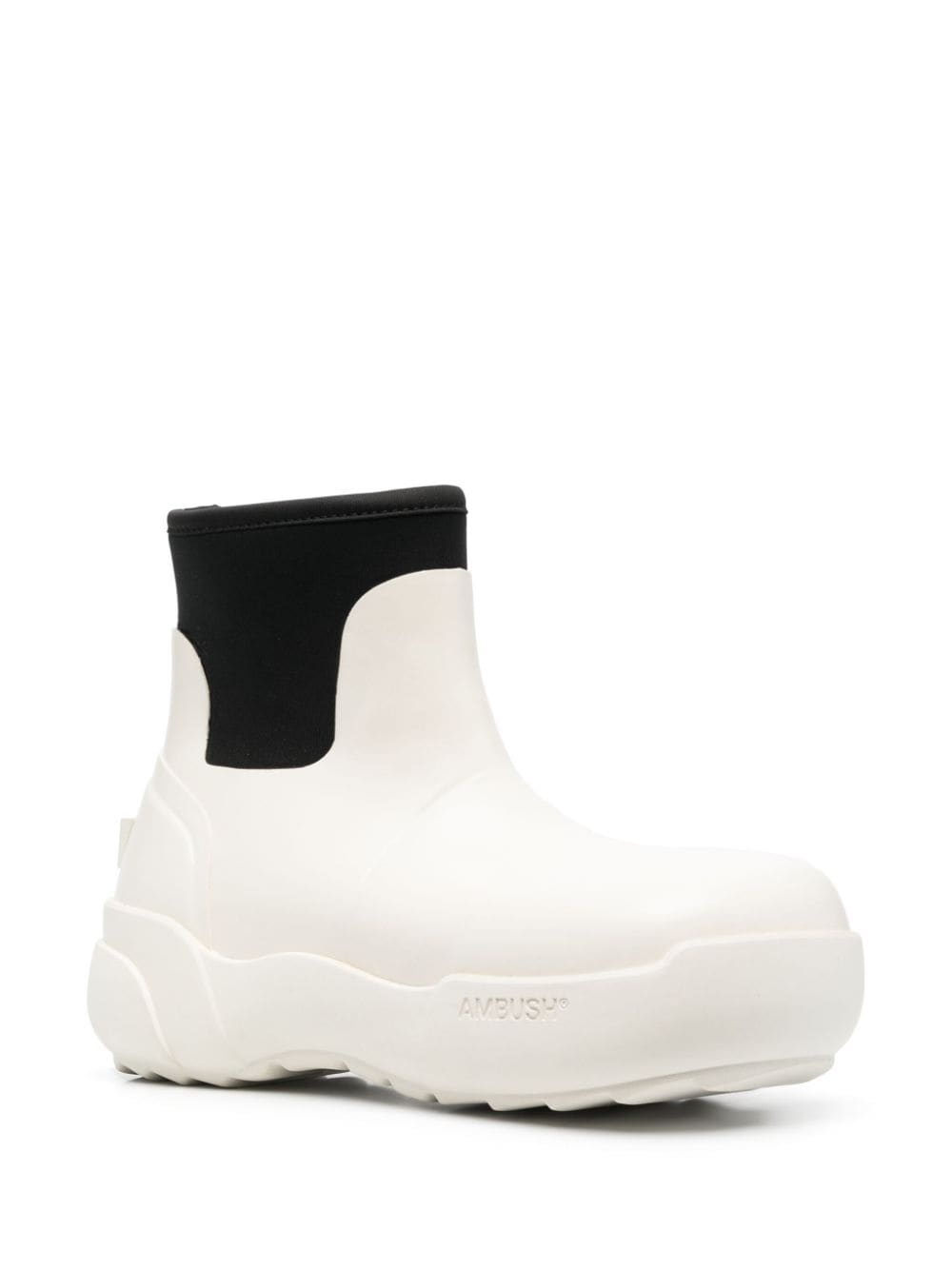 logo-detail chunky ankle boots - 2