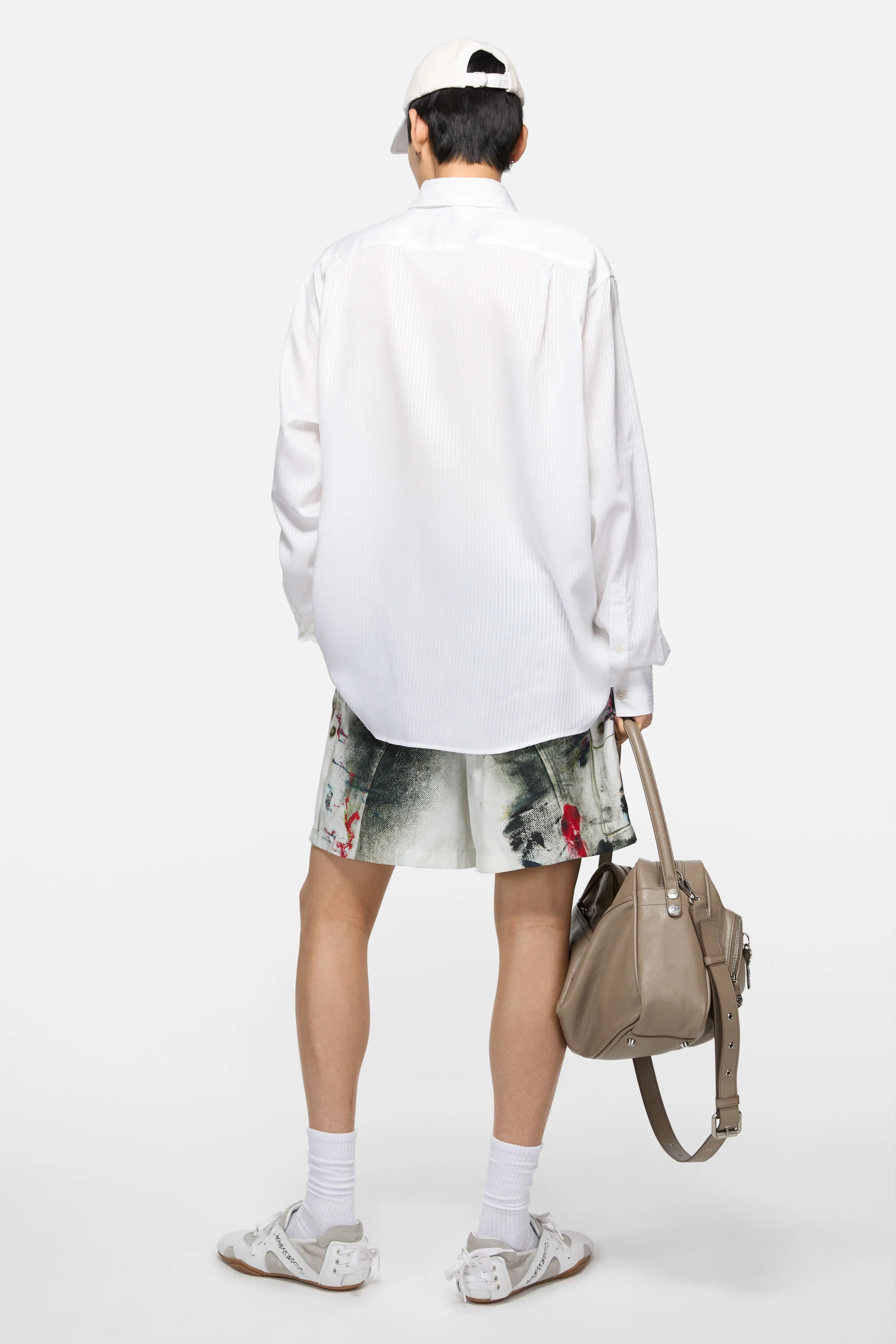 Button-up shirt - White - 3