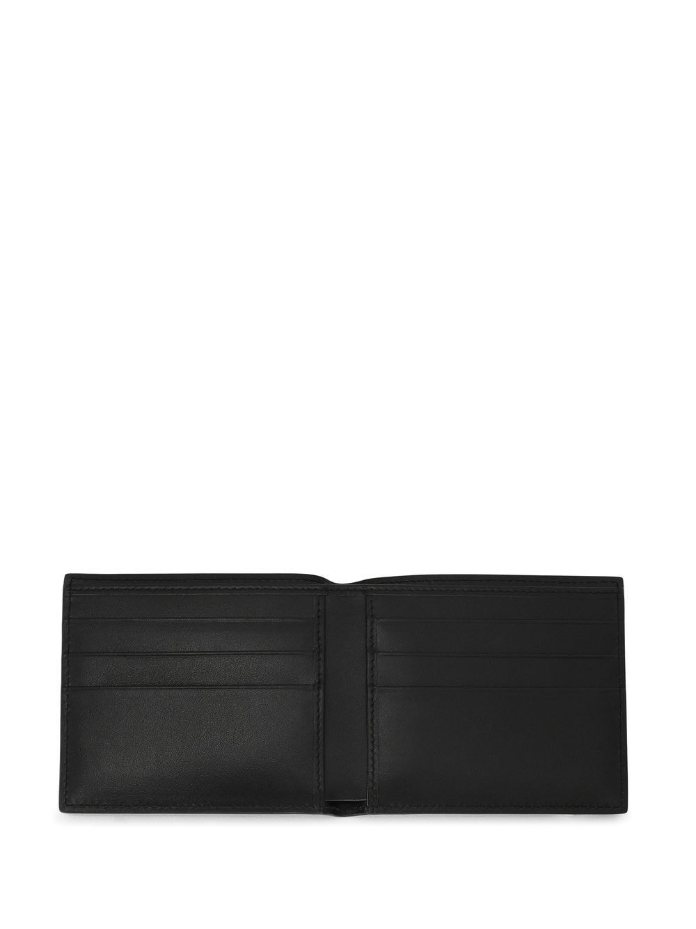 logo-patch folded leather wallet - 3