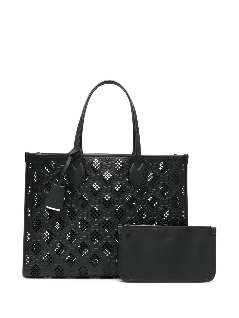 Ophidia perforated tote bag - 6