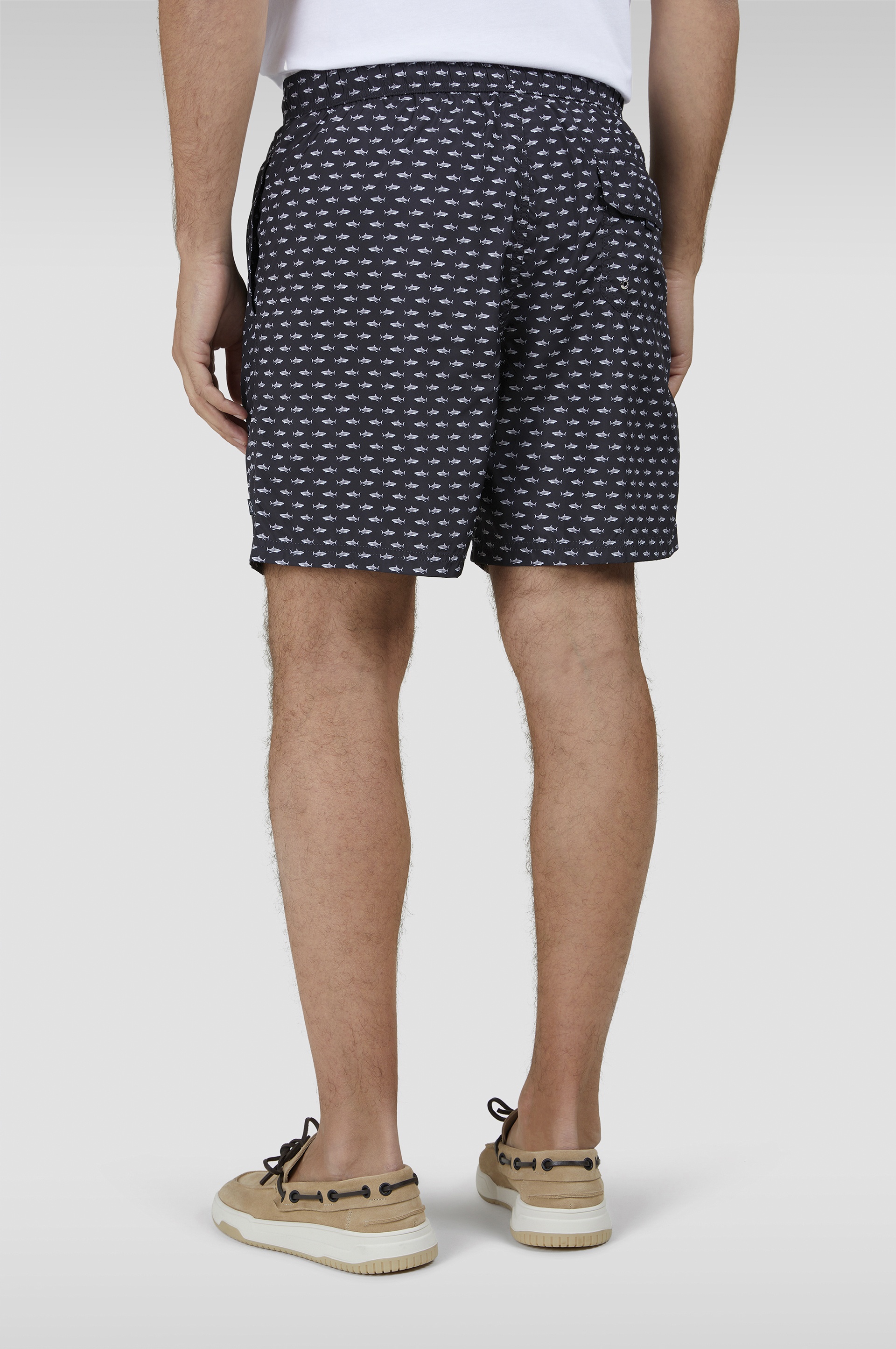 SWIM SHORTS WITH SHARK PRINT - 3