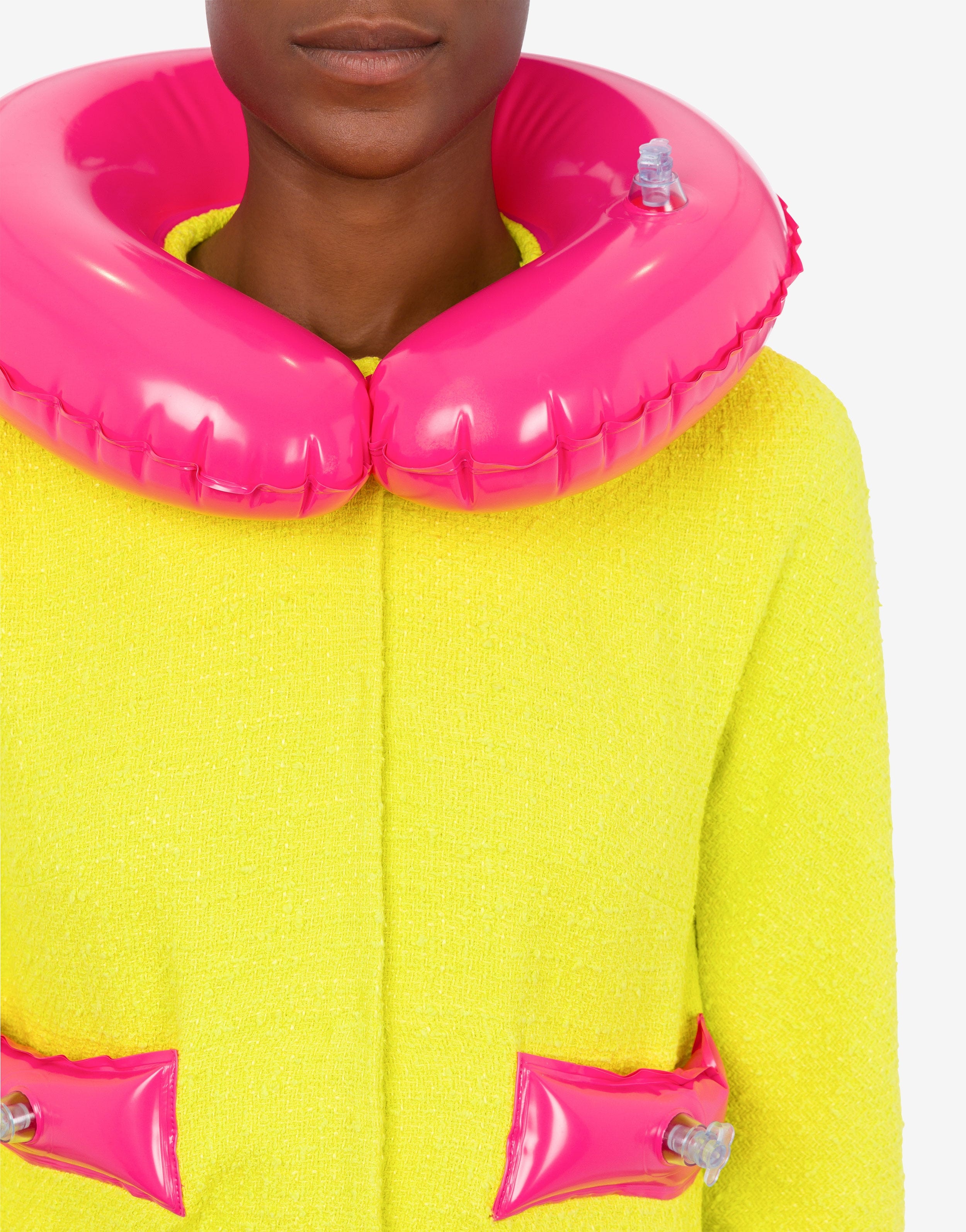 INFLATABLE DETAILS TWEED JACKET - 4
