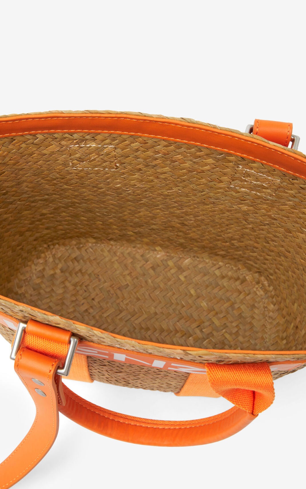 Small KENZO Logo raffia basket - 6