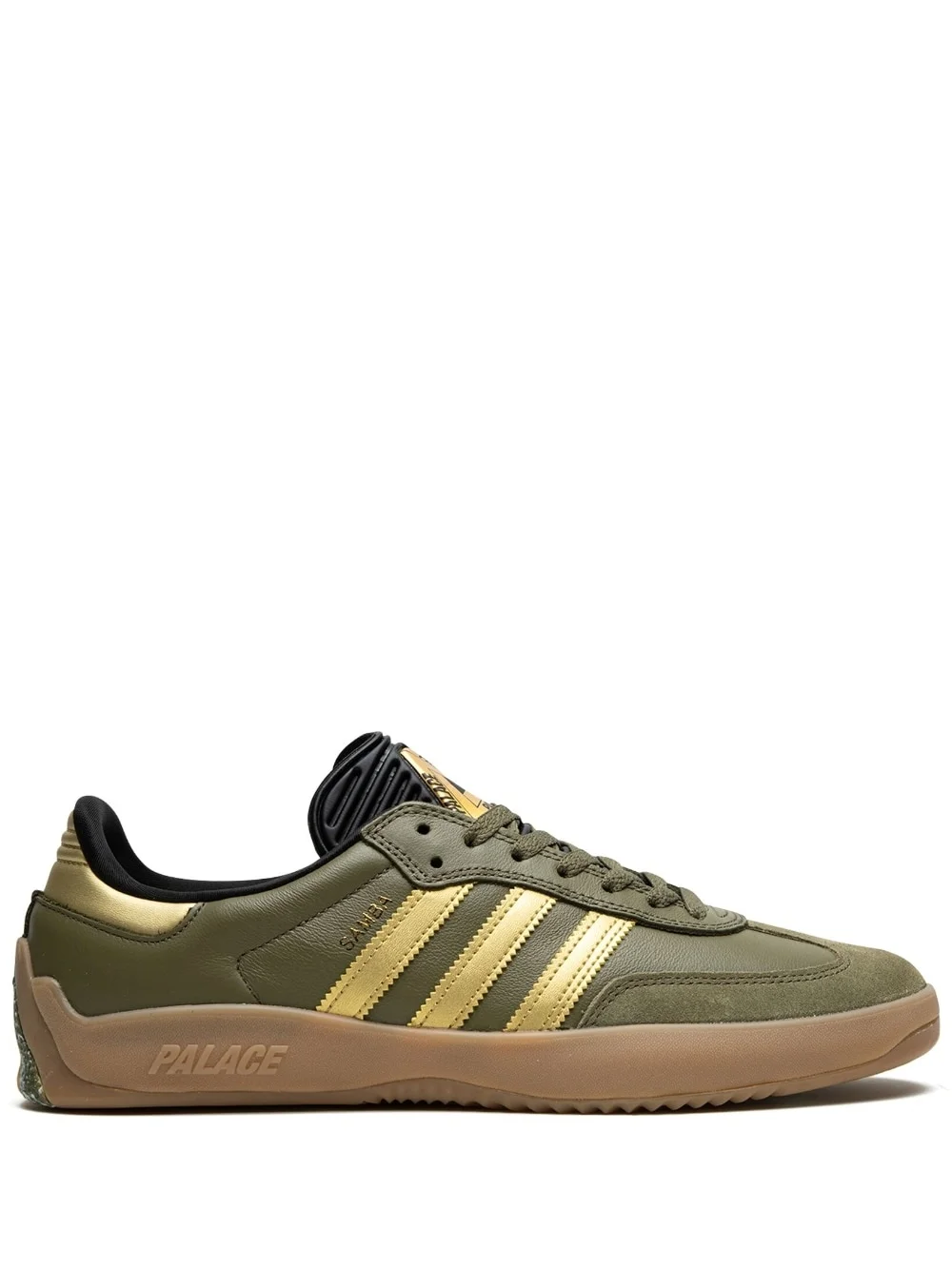x Palace Puig Samba "Olive Gold" sneakers - 1