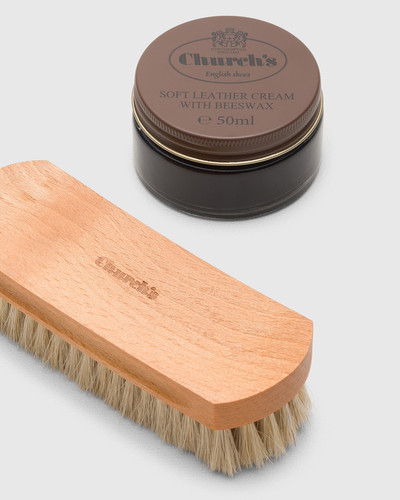 Church's Essential shoe care cleaning kit in St James leather outlook