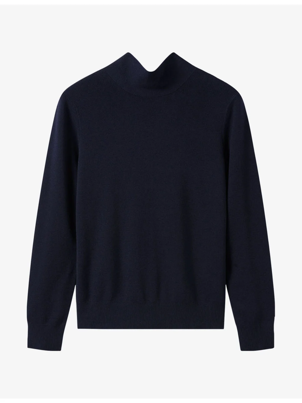 Tie-Neck Knitted Cotton-Blend Jumper - 1