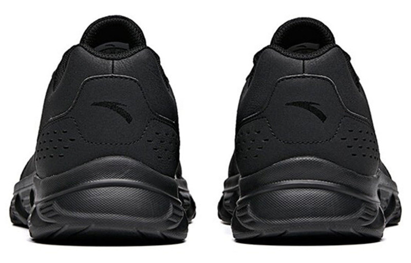 ANTA ANTA Running Series Sneakers Leather 'Black Gold' 91835529-9 outlook