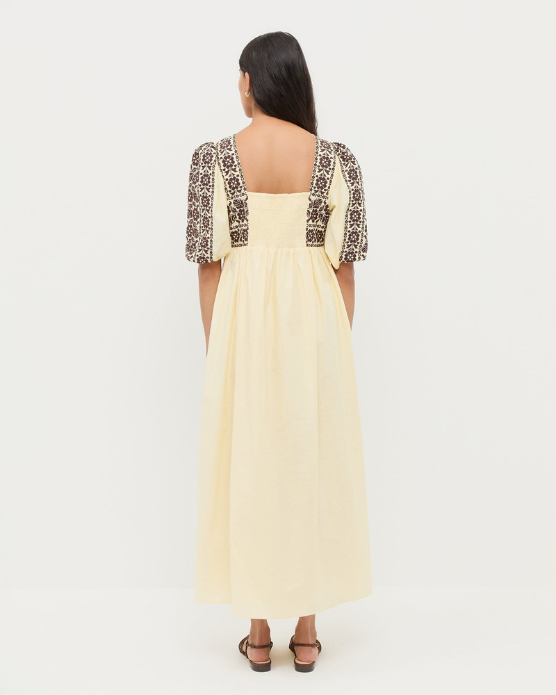 Lotus Embroidered Dress 4