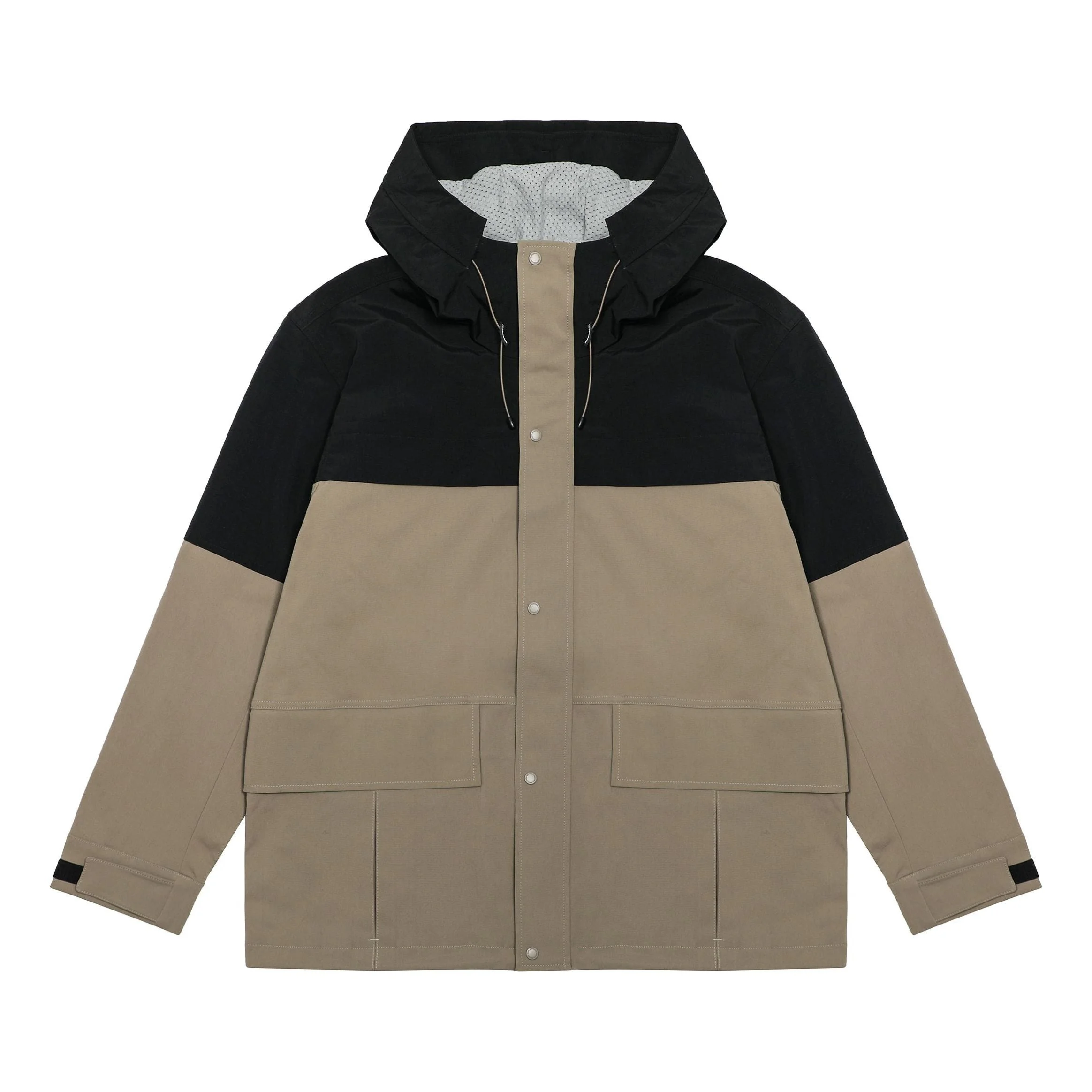 New Balance Detachable Hooded Two-In-One Woven Solid Jacket 'Khaki' AMJ23315-DRI - 1