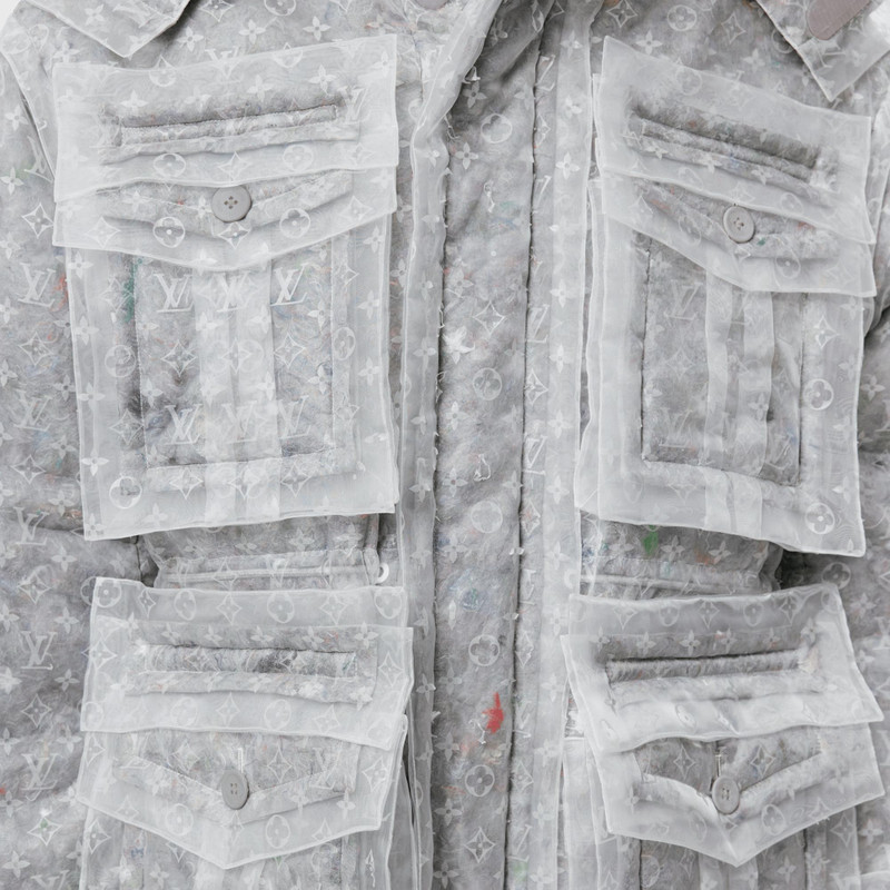 Monogram Organza Padded Parka 4