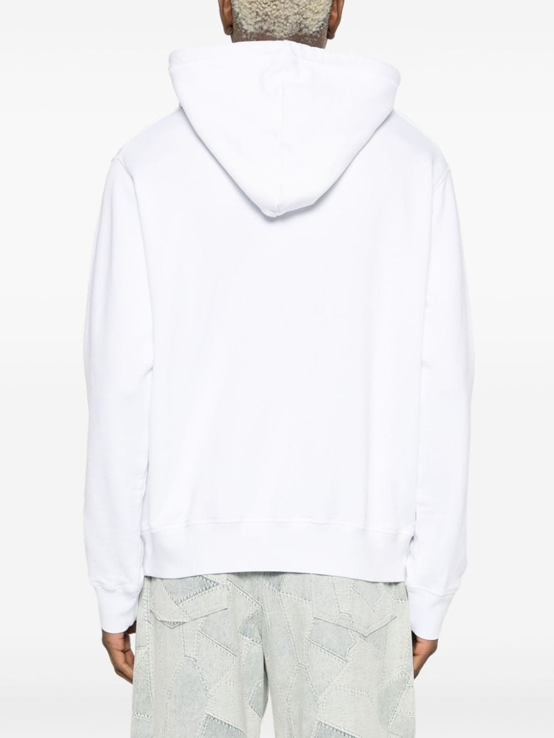 logo-print cotton hoodie 4
