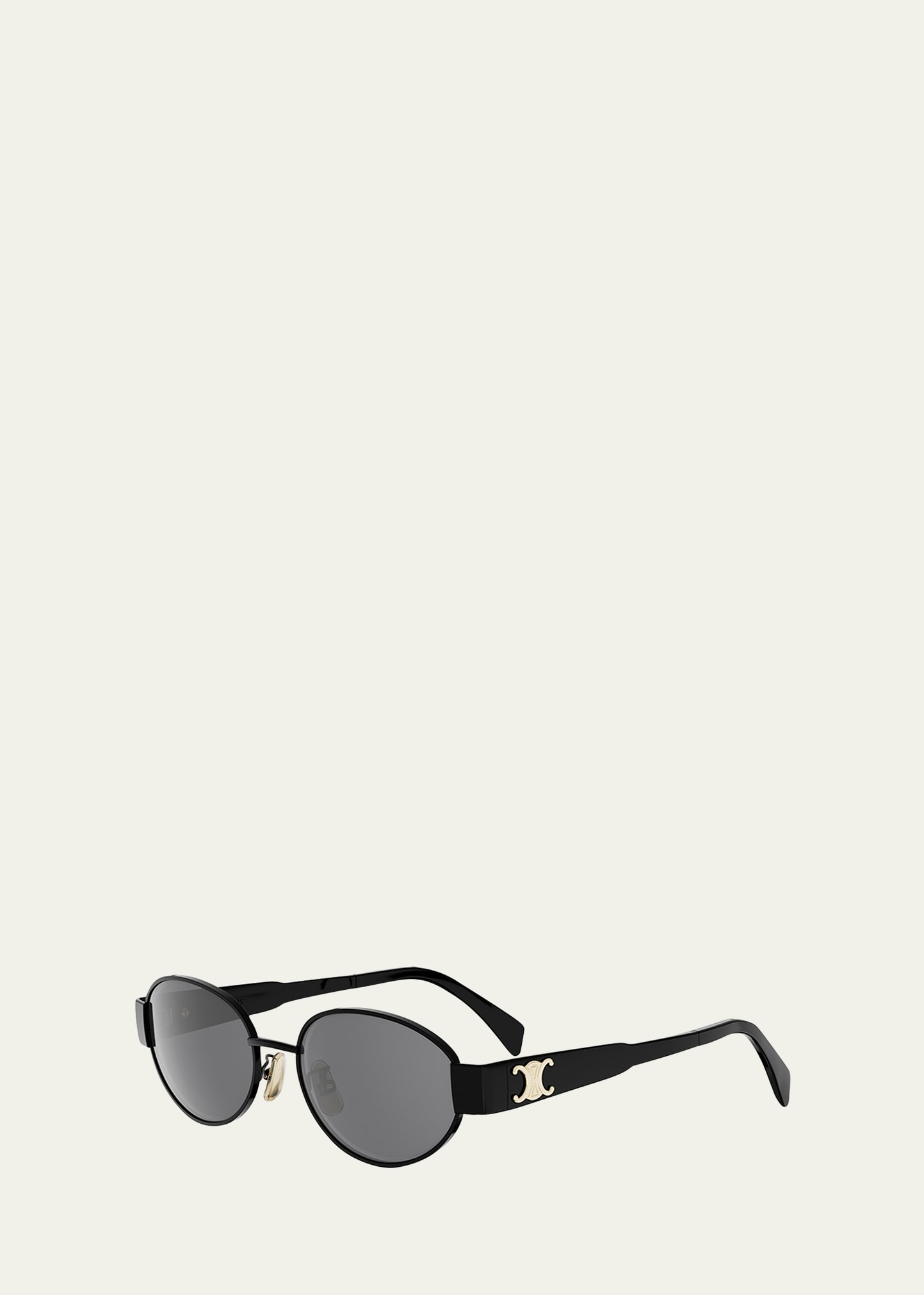 Triomphe Oval Metal Sunglasses - 2