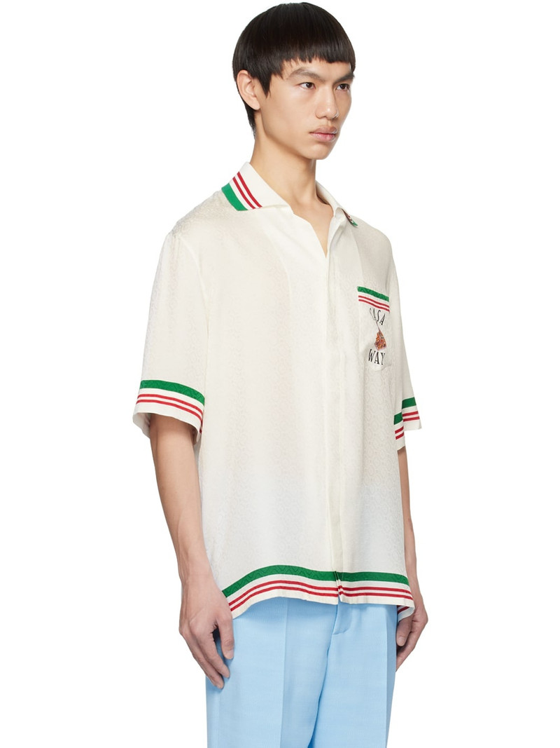 CASABLANCA White 'Casa Way' Shirt outlook