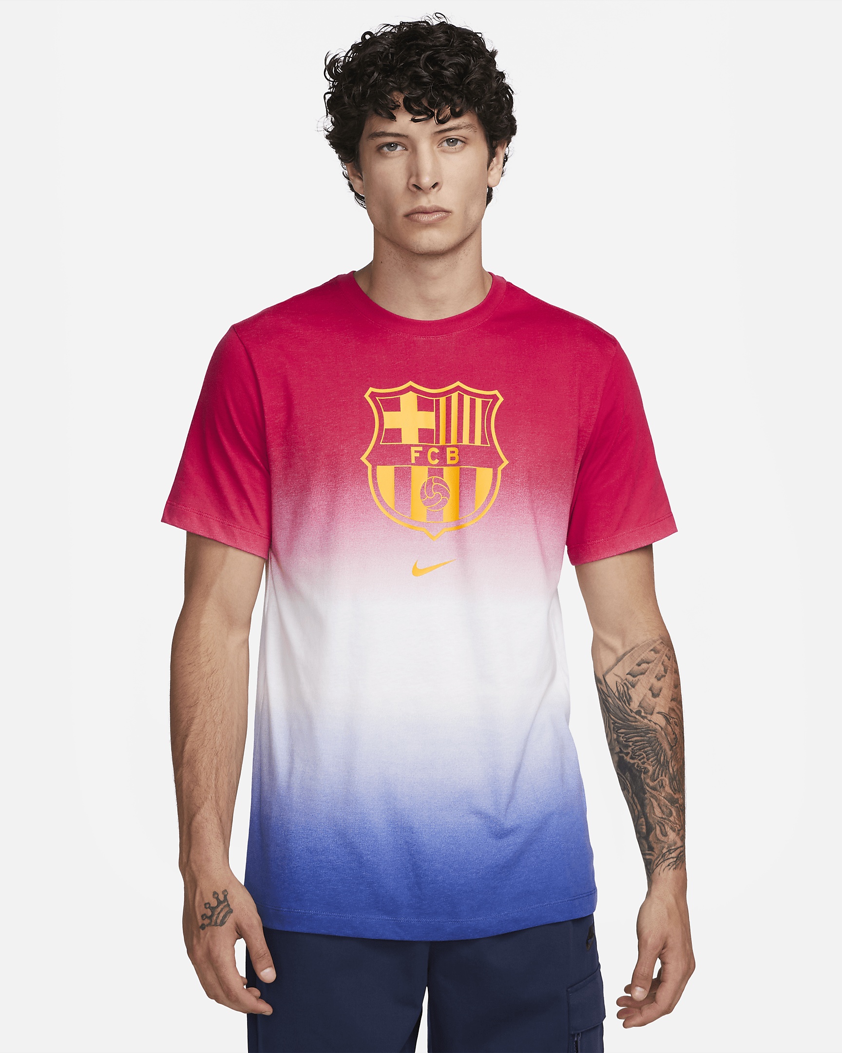 FC Barcelona Crest Nike Men's Soccer T-Shirt - 1