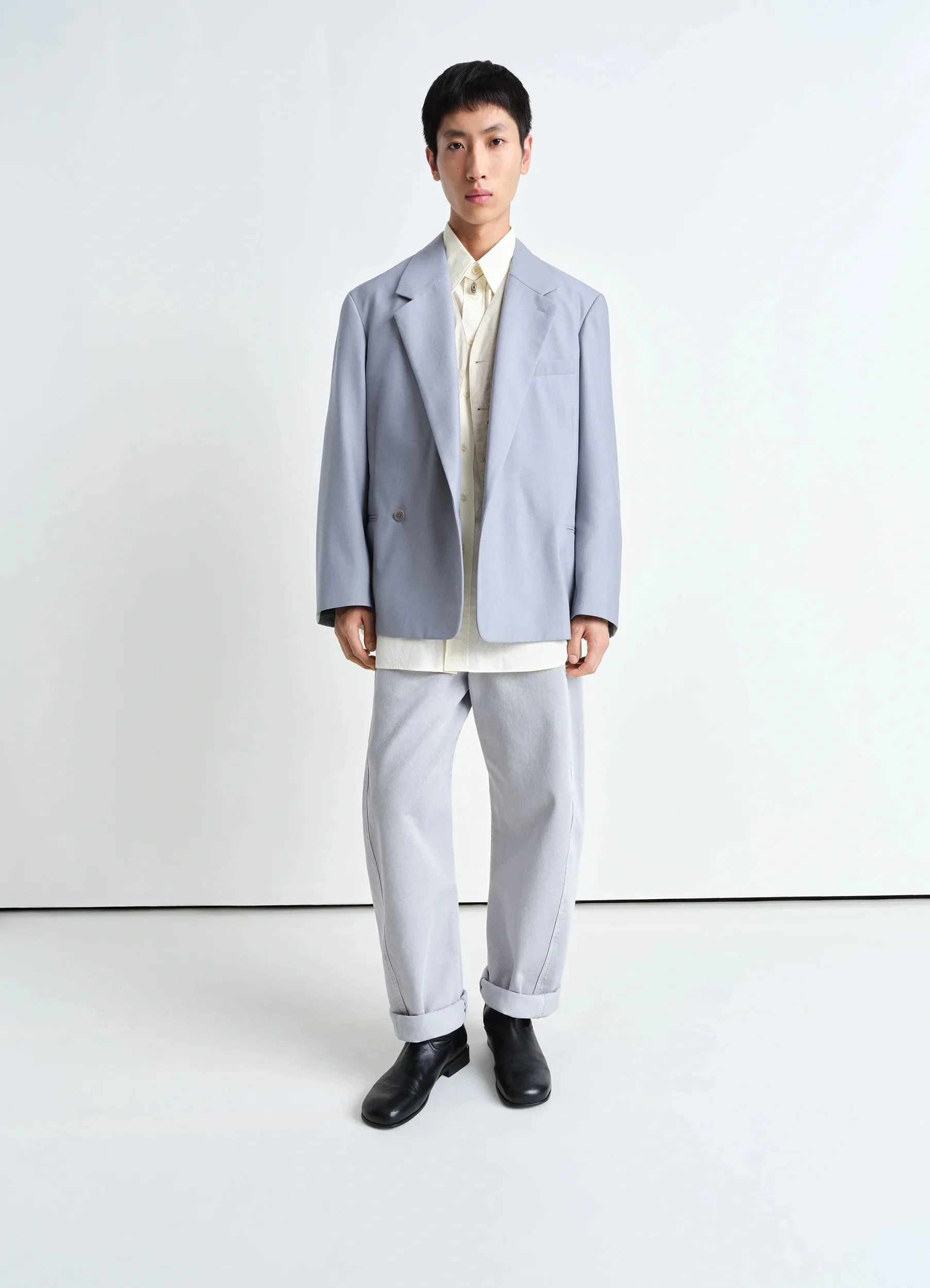 Lemaire SOFT DOUBLE BREASTED JACKET | REVERSIBLE