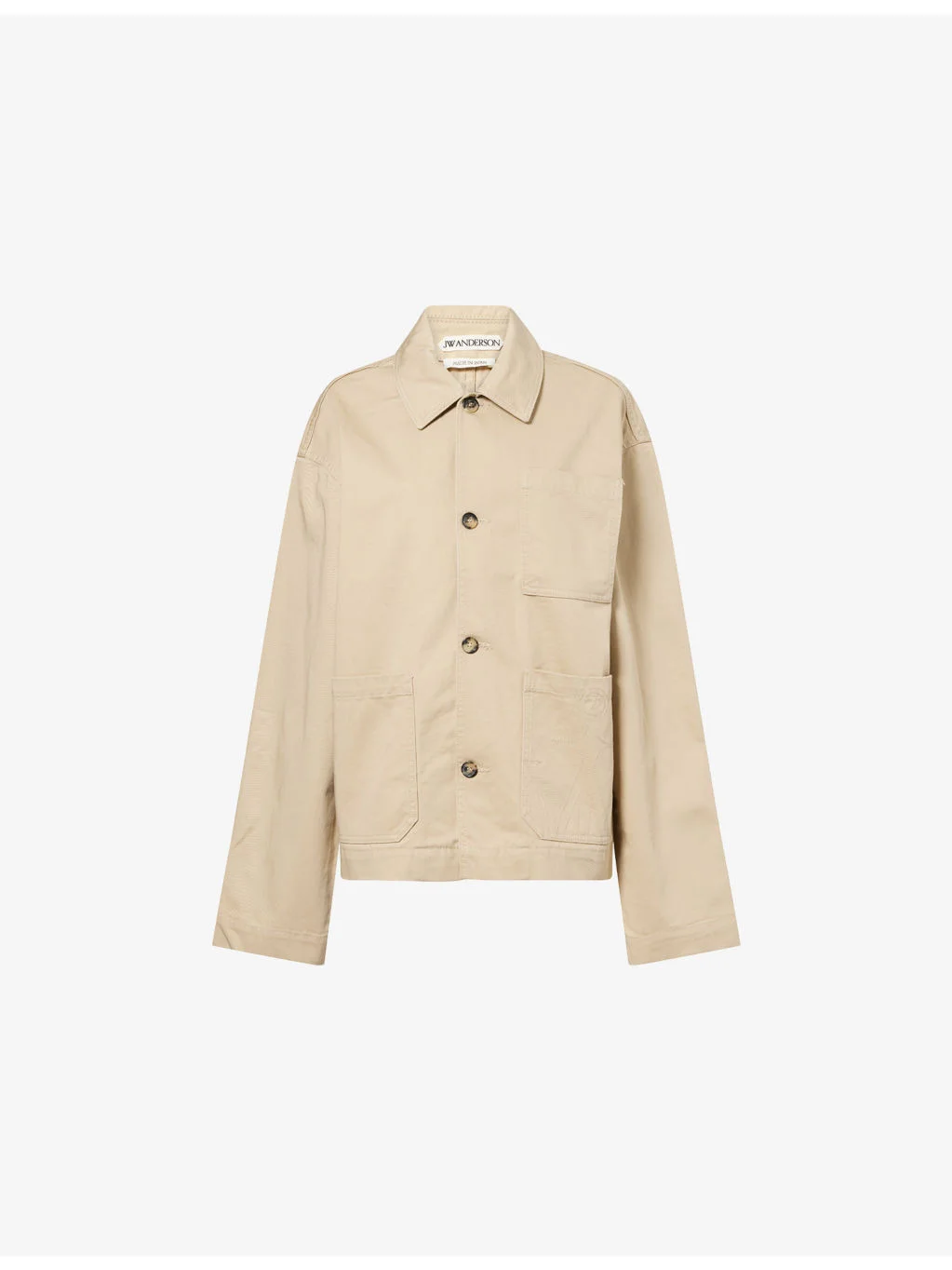 Patch Pocket Cotton Twill Jacket - 1
