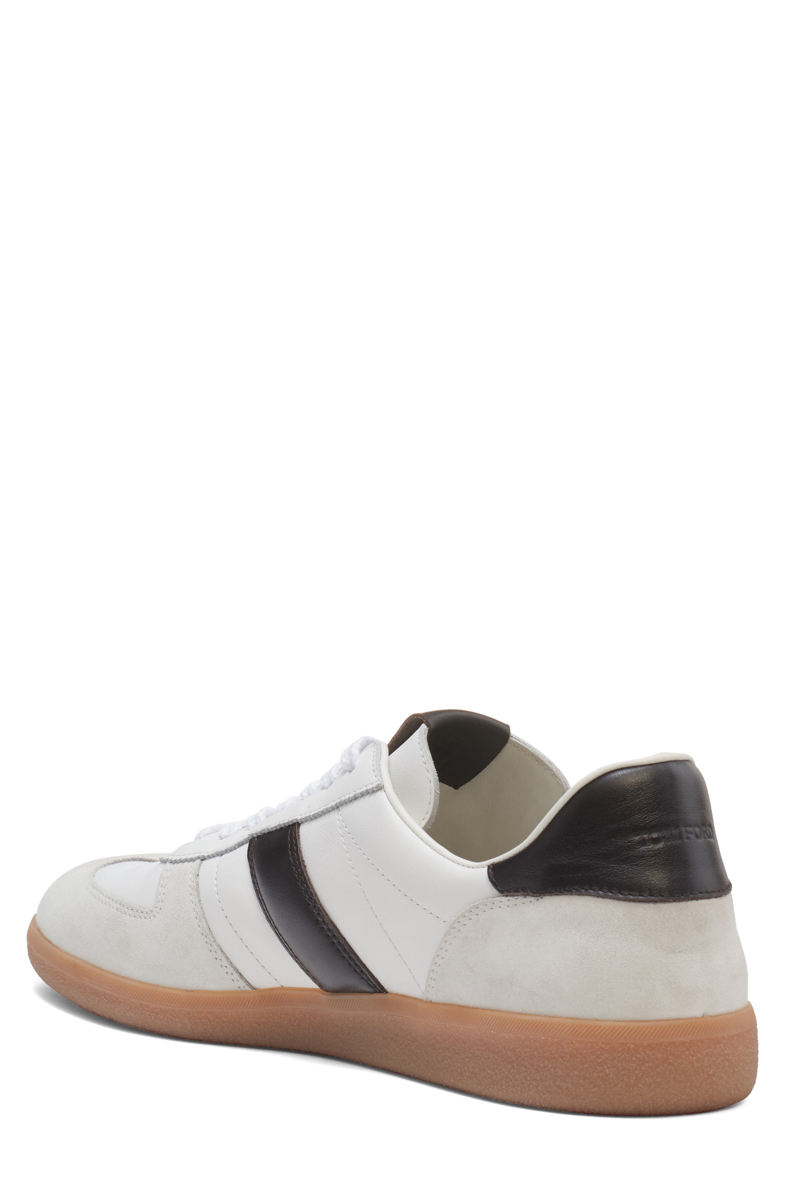TOM FORD Archer Sneaker in 5W028 Optical White/Amber at Nordstrom - 2