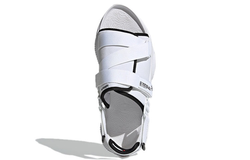 adidas adidas originals Ozweego Sandal Minimalistic White Sandals 'White Black' H67276 outlook